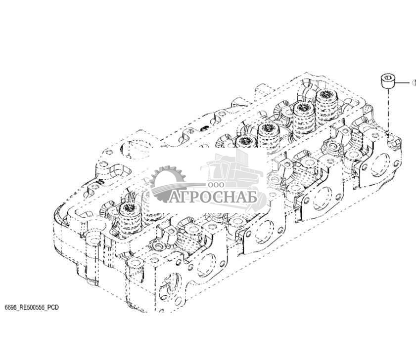 6698 Заглушка термодатчика 